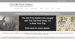 Desktop Screenshot of oldprintgallery.com